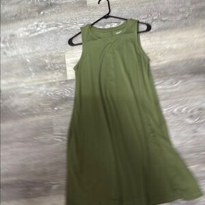 Time and Tru Green Halter Maxi Sundress with pockets